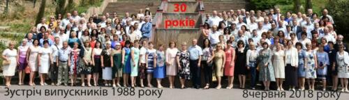 Двадцять восьмий випуск - 1988 рік