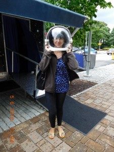 H. Falfushynska on a NASA programs presentation in Raleigh, the capital of North Carolina