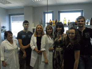 На кафедрі органічної хімії