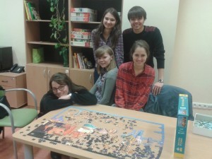 Граємося з дітками після занять.