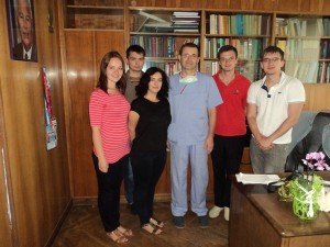 З завідувачем кафедри дитячої хірургії та урології, професором Даріушем Патковським