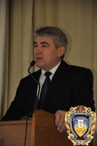 Виступає проректор з науково-педагогічної роботи професор А.Г. Шульгай