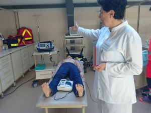 в кабінеті підготовки спеціалістів з медичного рятівництва