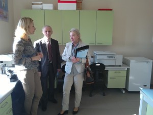 в науковій лабораторії