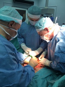 Під час оперативного втручання з доктором Якубом Ломніцьким