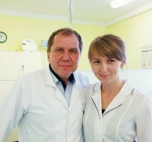 Завершення прийому. Професор Конопка Томаш та доцент Суховолець Ірина.