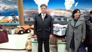 У музеї трудової слави БЕЛАЗу.